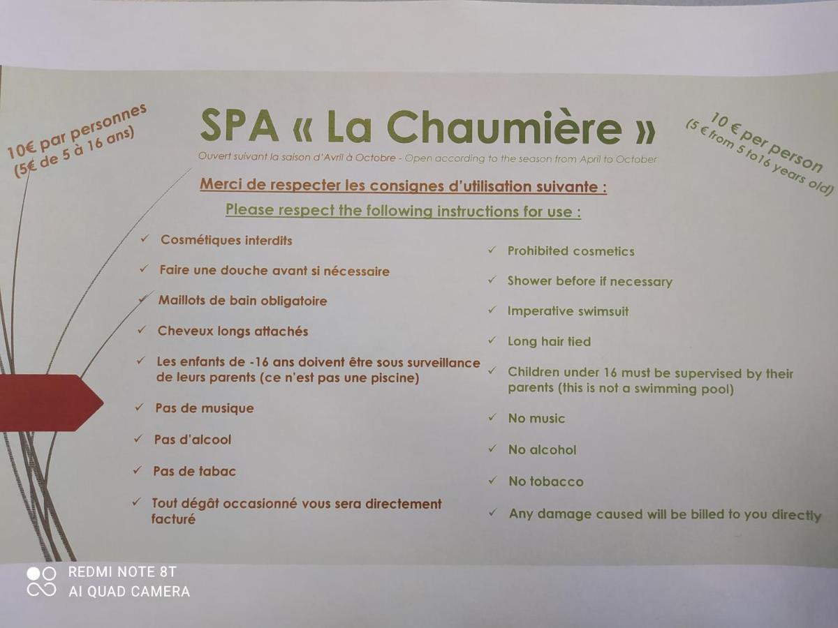 La Chaumiere Bed & Breakfast Saint-Martin-Saint-Firmin Exterior photo